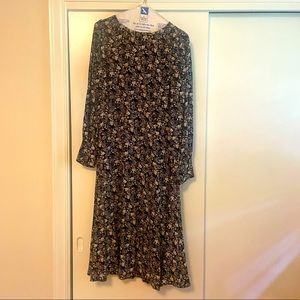 Ann Taylor Never Worn Long Sleeve Peasant Dress